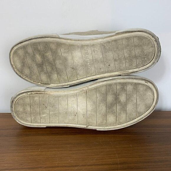 Vince. Women s Gray Suede Leather Strap Shoes Sz 8M - Picture 9 of 9